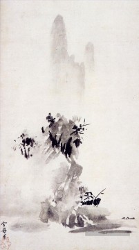 le haboku Sansui 1495 Sessho Toyo japonais Peinture à l'huile